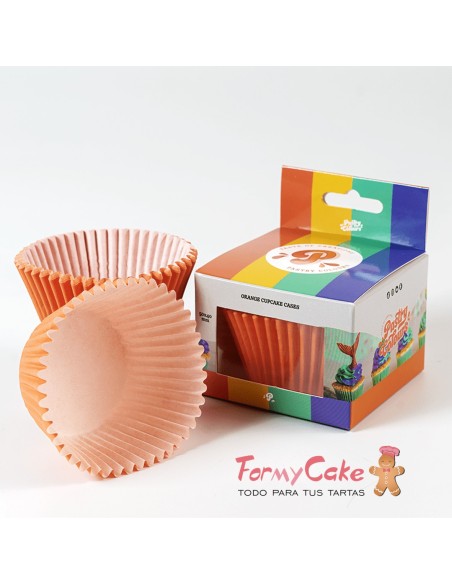 Cápsulas Cupcakes Naranjas 48ud Pastry Colours