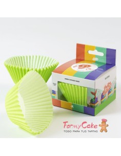 Cápsulas Cupcakes Verdes 48ud Pastry Colours