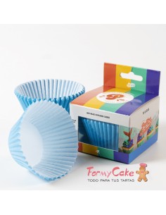 Cápsulas Cupcakes Azul Cielo 48ud Pastry Colours