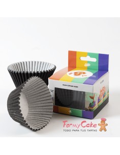 Cápsulas Cupcakes Negras 48ud Pastry Colours
