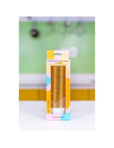 Cápsulas Rigidas Blanco-Oro 50ud Azucren 2