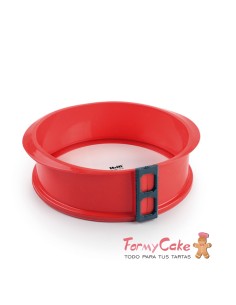 Molde Desmontable Redondo Con Base De Cristal 19cm Ibili