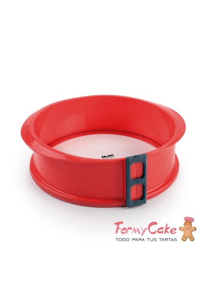 Molde Desmontable Redondo Con Base De Cristal 19cm Ibili