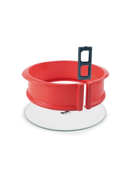 Molde Desmontable Redondo Con Base De Cristal 19cm Ibili