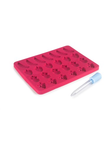 Moldes Gominolas Animales-Frutas Set 2uds Ibili