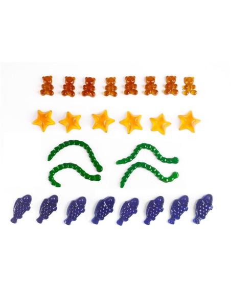 Moldes Gominolas Animales-Frutas Set 2uds Ibili