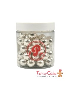 Perlas Plata Metalizadas 14mm/150g Pastry Colours
