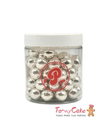 Perlas Plata Metalizadas 14mm/150g Pastry Colours