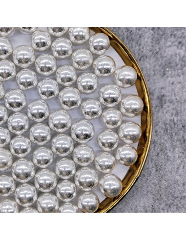 Perlas Plata Metalizadas 14mm/150g Pastry Colours