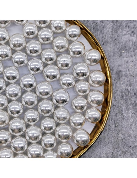 Perlas Plata Metalizadas 14mm/150g Pastry Colours