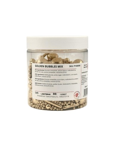 Perlas Mix Oro Metalizadas-Golden Moments 150g...