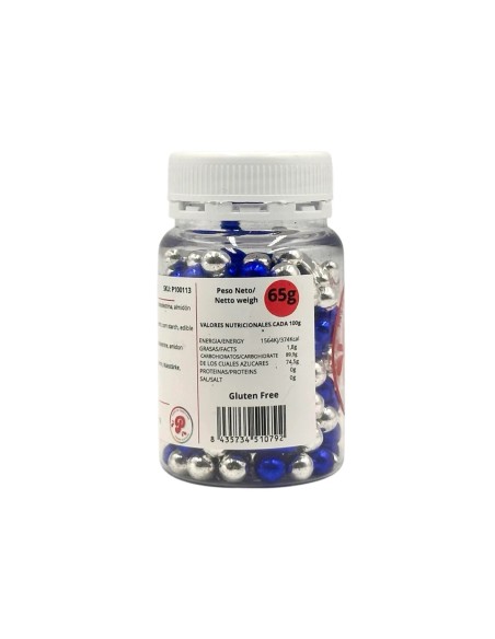 Mix blue Frost Rods 65g Pastry Colours