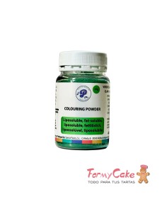 Colorante Liposoluble Polvo Verde Claro 15gr Pastry Colours