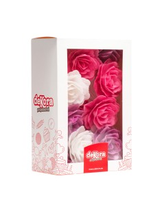 Rosas De Oblea Colores 7cm/15uds Dekora 2