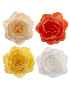Rosas De Oblea Otoño 7cm/15uds Dekora 2