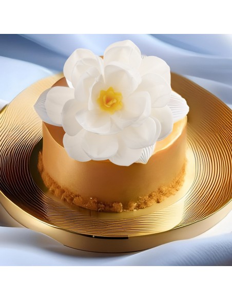 Flor De Oblea Blanca 12cm Dekora
