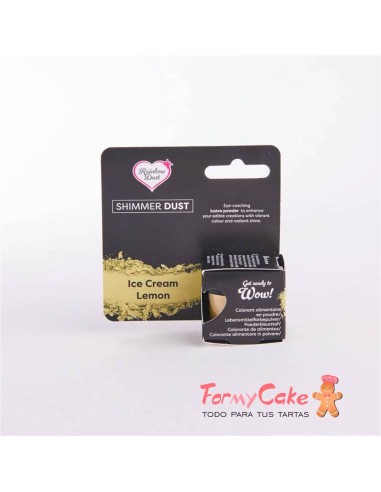 Polvo Metalizado -Ice Cream Lemon- Pearl 3gr...