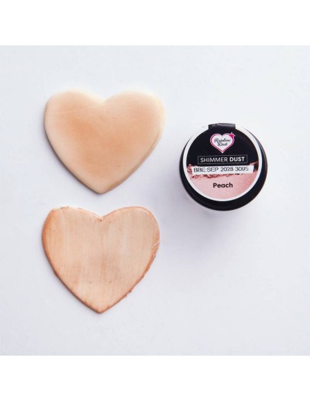 Polvo Metalizado -Shimmer Dust- Peach 3gr Rainbow Dust