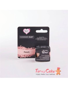 Polvo Metalizado -Shimmer Dust- Peach 3gr Rainbow Dust