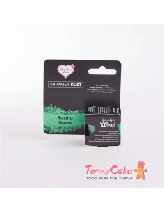 Polvo Metalizado -Shimmer Dust- Racing Green 3gr Rainbow...