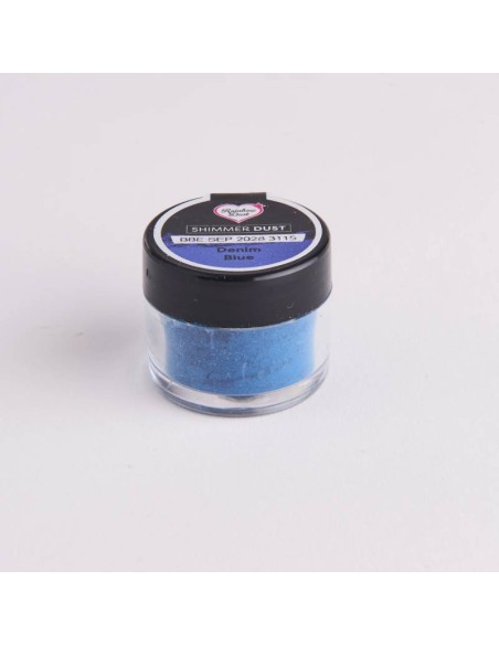 Polvo Metalizado -Shimmer Dust- Denim Blue 3gr Rainbow Dust