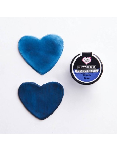 Polvo Metalizado -Shimmer Dust- Denim Blue 3gr Rainbow Dust