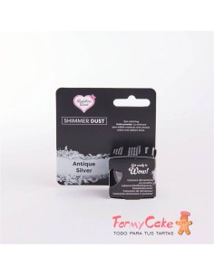 Polvo Metalizado -Shimmer Dust- Antique Silver 3gr...