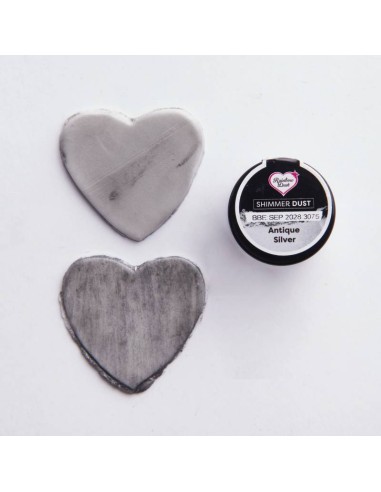 Polvo Metalizado -Shimmer Dust- Antique Silver...