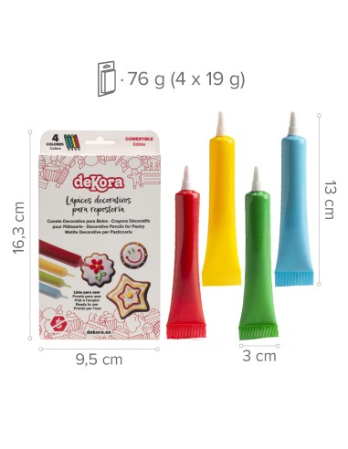 Set Lapices De Icing Para Decorar Galletas...