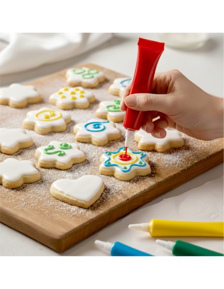 Set Lapices De Icing Para Decorar Galletas 4uds/19gr Dekora