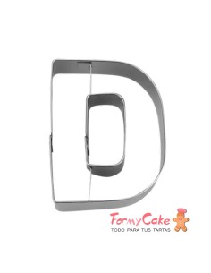 Cortante Galleta Letra D / 6.5cm Städter