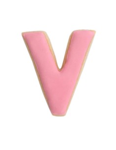 Cortante Galleta Letra V / 6.5cm Städter 2