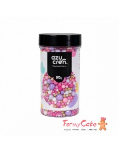 Perlas De Azucar Pastel Dream Mix 90g. Azucren