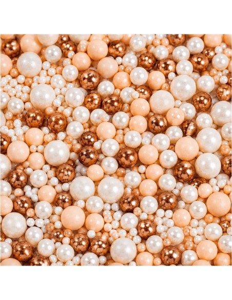 Perlas De Azucar Rose Gold Mix 90g. Azucren
