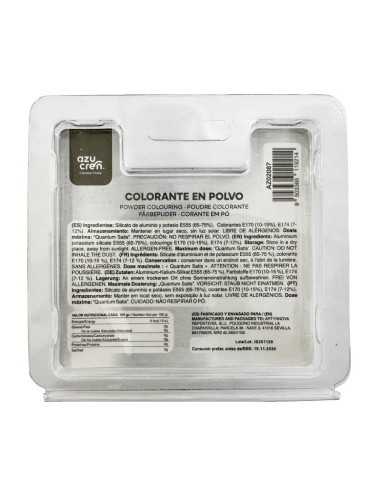 Colorante En Polvo Plata Brillante Metalizada...