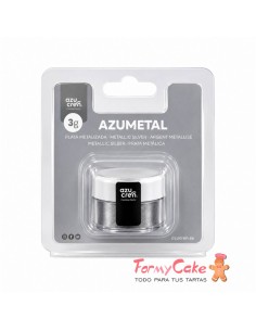 Colorante En Polvo Plata Metalizado 3gr Azumetal