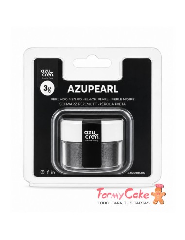 Colorante En Polvo Perlado Negro 3gr Azupearl