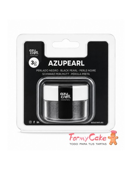 Colorante En Polvo Perlado Negro 3gr Azupearl