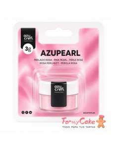Colorante En Polvo Perlado Rosa 3gr Azupearl