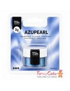Colorante En Polvo Perlado Azul 3gr Azupearl