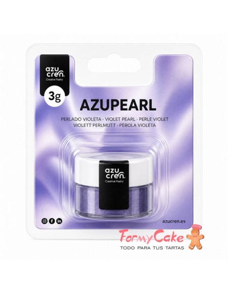 Colorante En Polvo Perlado Violeta 3gr Azupearl