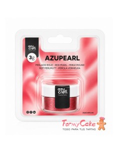 Colorante En Polvo Perlado Rojo 3gr Azupearl