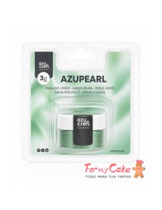 Colorante En Polvo Perlado Verde 3gr Azupearl