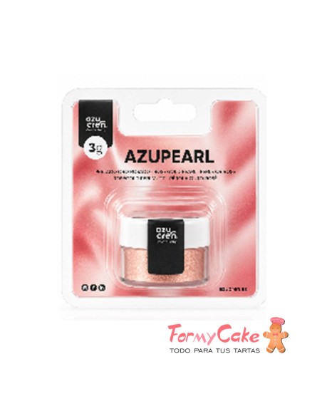 Colorante En Polvo Perlado Oro Rosado 3gr Azupearl