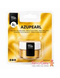Colorante En Polvo Perlado Oro Brillante 3gr Azupearl