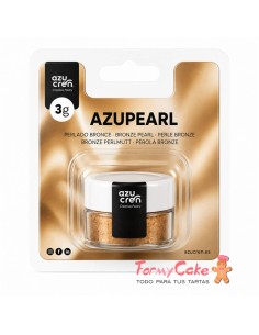 Colorante En Polvo Perlado Bronce 3gr Azupearl