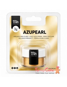 Colorante En Polvo Perlado Oro Claro 3gr Azupearl
