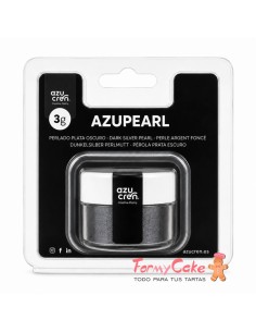 Colorante En Polvo Perlado Plata Oscuro 3gr Azupearl