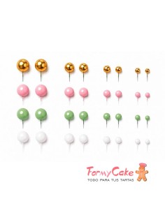Set Bolas Decorativas Mix Baby Shower 32ud Azucren