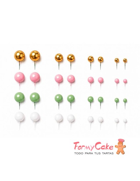 Set Bolas Decorativas Mix Baby Shower 32ud Azucren